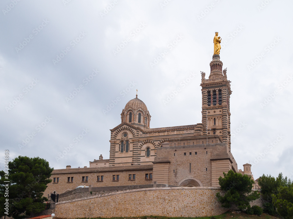 Basilica of Our Lady of the Guard (Notre-Dame de la Garde), Marseille, France