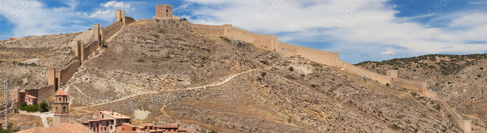 Panoramic View of the Walls of Albarracin