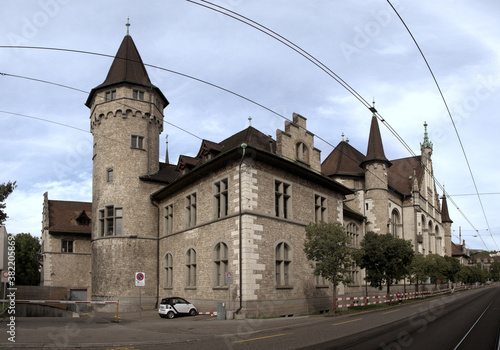 National Museum near railway station in Zürich