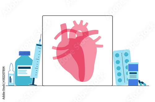 Cardiology template concept