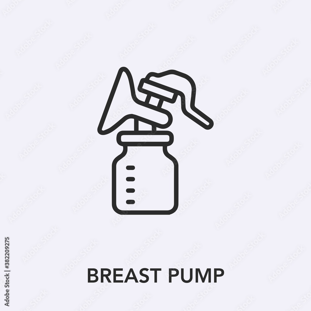 breast pump icon vector sign symbol breast pump icon vector sign symbol