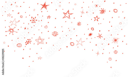 Sterne Stern Konfetti Schnee Schneeflocken Hintergrund Weihnachten