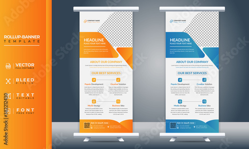 corporate rollup banner design template