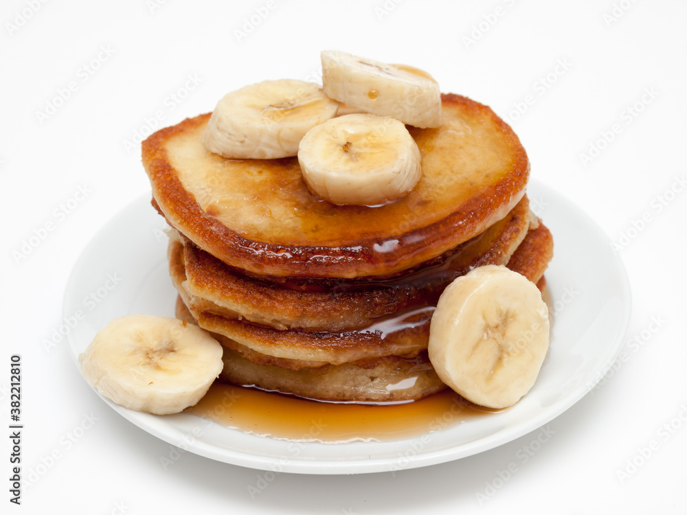 Banana pancakes with maple syrup Banana pancakes with maple syrup