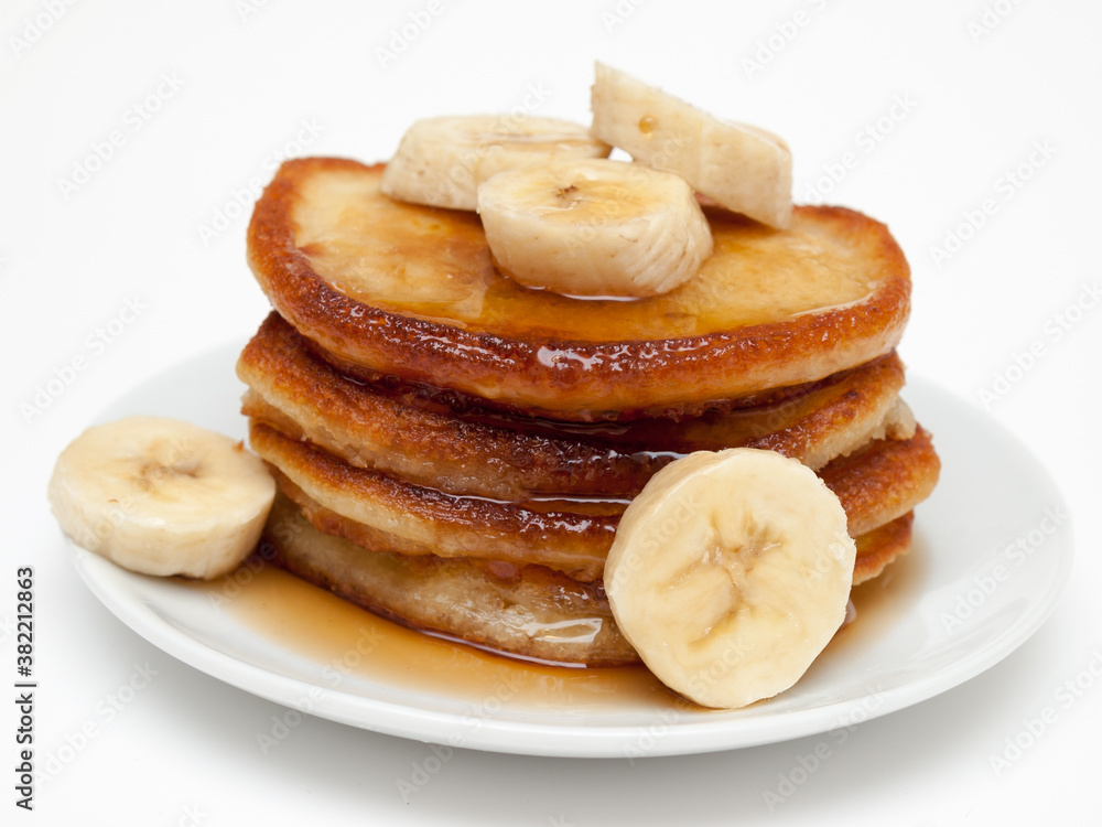 Banana pancakes with maple syrup Banana pancakes with maple syrup