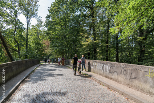 urban park in cologne city forest