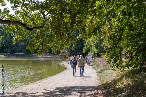 urban park in cologne city forest