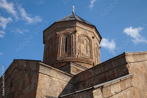 Gergeti Trinity Church, Georgia. The church, Georgia