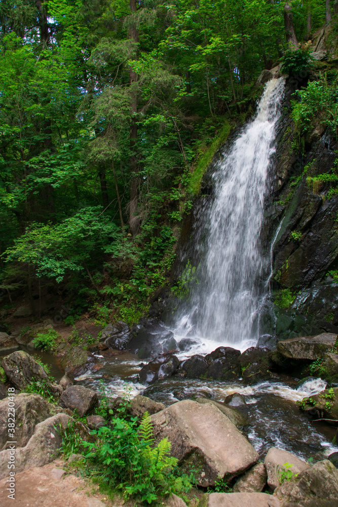 The Stropnicky Waterfall in Tercino Valley, Czechia The Stropnicky Waterfall in Tercino Valley, Czechia