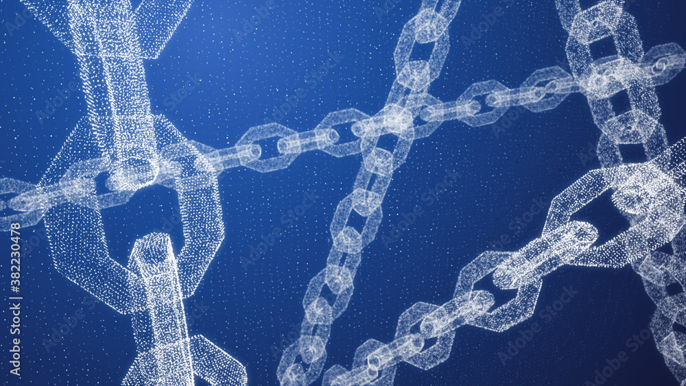 Blockchain node connection structure in decentralize data network ...