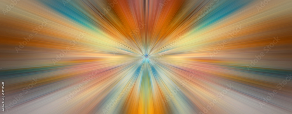 Obraz premium Abstract stylish background for design. Rays of light. Light from central point. Bright flash of light. Dynamic movement in space.