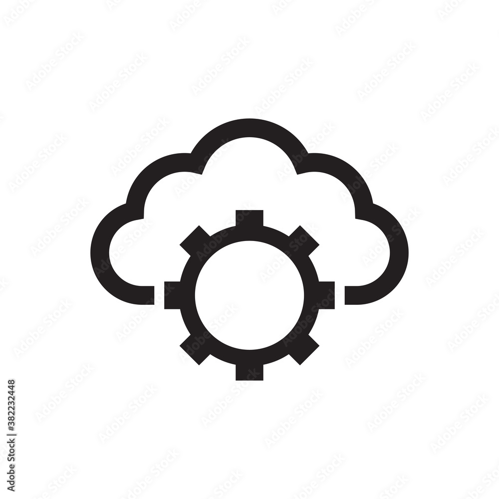 cloud internet setting icon