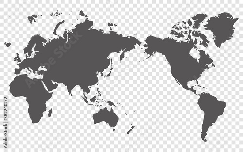 High detail world map. vector illustration of earth map © agrus