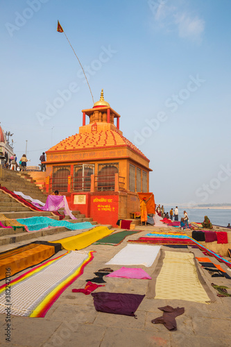 Sindhia Ghat, Varanasi, Uttar Pradesh, India photo