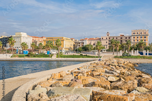 Fototapeta Naklejka Na Ścianę i Meble -  Waterfront of Civitavecchia, Italy