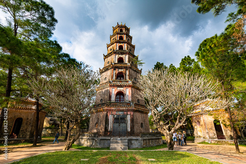 Pagoda of the Celestial Lady (Thien Mu Pagoda), Hue, Vietnam photo