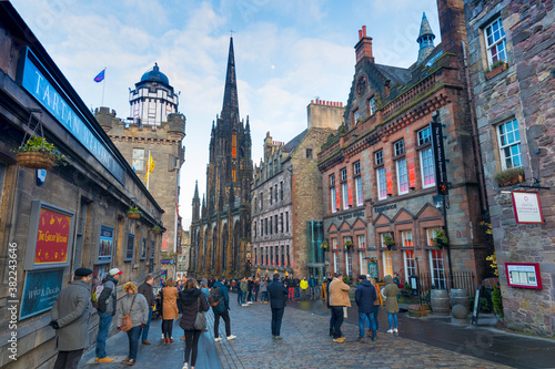 Castlehill, The Royal Mile, Old Town, Edinburgh, Lothian, Scotland, United Kingdom photo