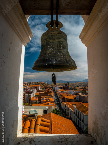 Εκτύπωση καμβά Tower Bell in Sucre, Bolivia