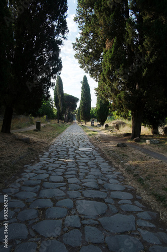 Appian Way anciently connecting Rome to Brindisi, Rome, Lazio photo