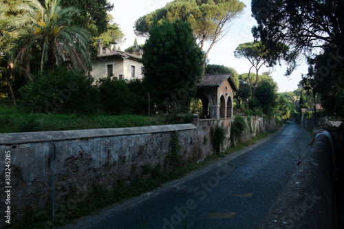 The first stretch of the Appian Road was built by the consular Appio Claudio Cieco (Appius Claudius Caecus) 312 BC, Rome, Lazio photo