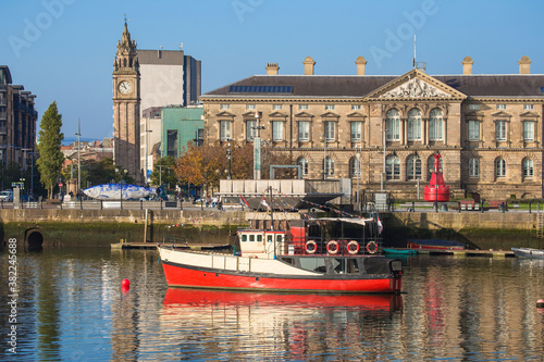 The Lagan waterfront, Belfast, Ulster, Northern Ireland