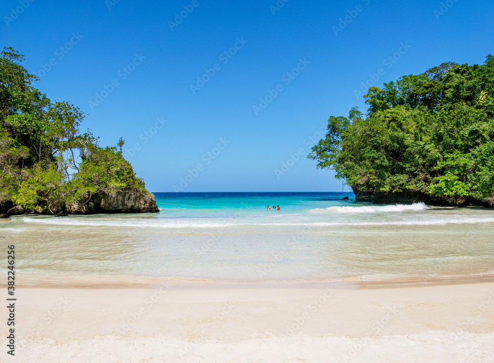 Frenchman's Cove Beach, Portland Parish, Jamaica, West Indies, Caribbean, Central America Frenchman's Cove Beach, Portland Parish, Jamaica, West Indies, Caribbean, Central America