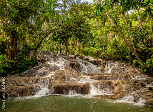 Dunn's River Falls, Ocho Rios, Saint Ann Parish, Jamaica, West Indies, Caribbean, Central America photo