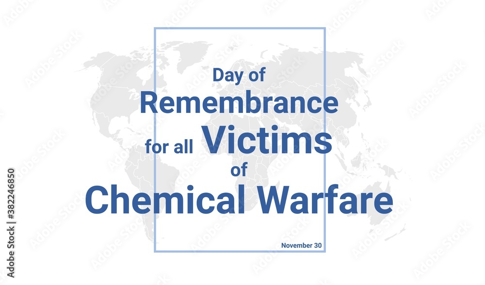 Day of Remembrance for all Victims of Chemical Warfare international holiday card Day of Remembrance for all Victims of Chemical Warfare international holiday card