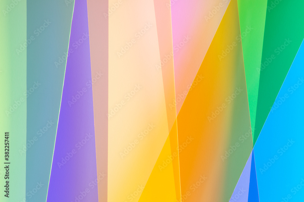 Transparent colorful strips Transparent colorful strips