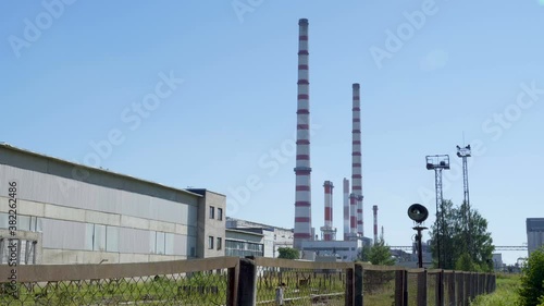 Wallpaper Mural View of the towers inside the factory building Torontodigital.ca