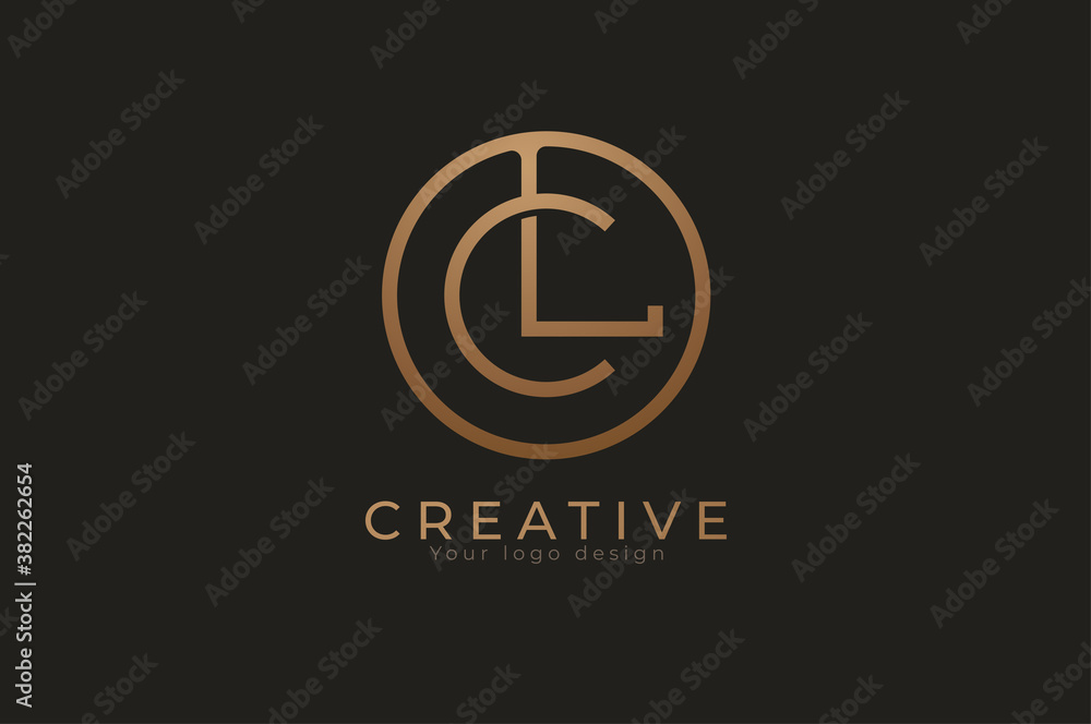 Abstract initial letter C and L logo,circle line and letter CL combination, usable for branding and business logos, Flat Logo Design Template, vector illustration Abstract initial letter C and L logo,circle line and letter CL combination, usable for branding and business logos, Flat Logo Design Template, vector illustration