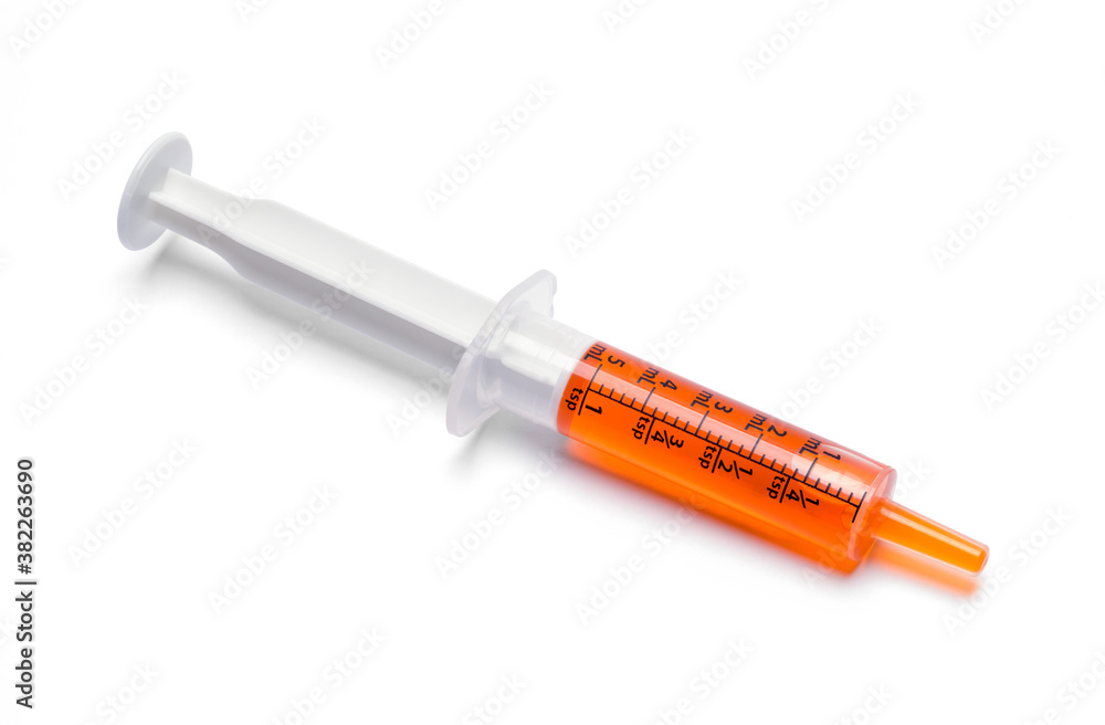 Fototapeta premium Oral Medicine Syringe