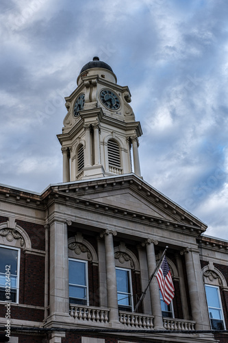 Town Hall of Irvington, NY clock tower © Kyle Tunis