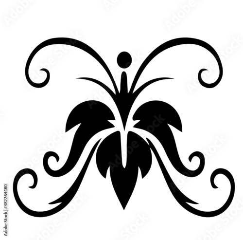 abstract floral design