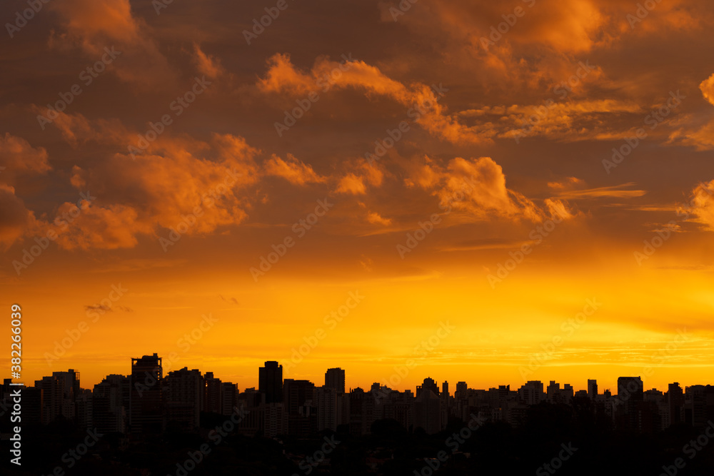 Sunset in town Sunset in town