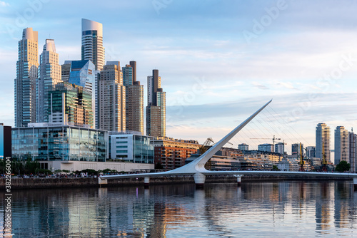 The skyline of Puerto Madero in Buenos Aires photo