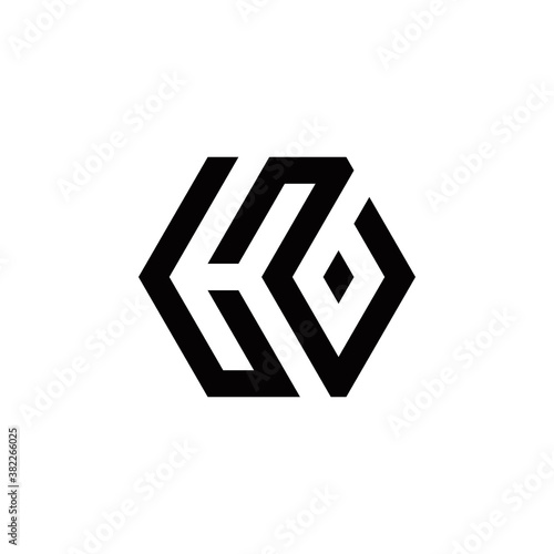 k h b kb hb khb hkb initial logo design vector symbol graphic idea creative