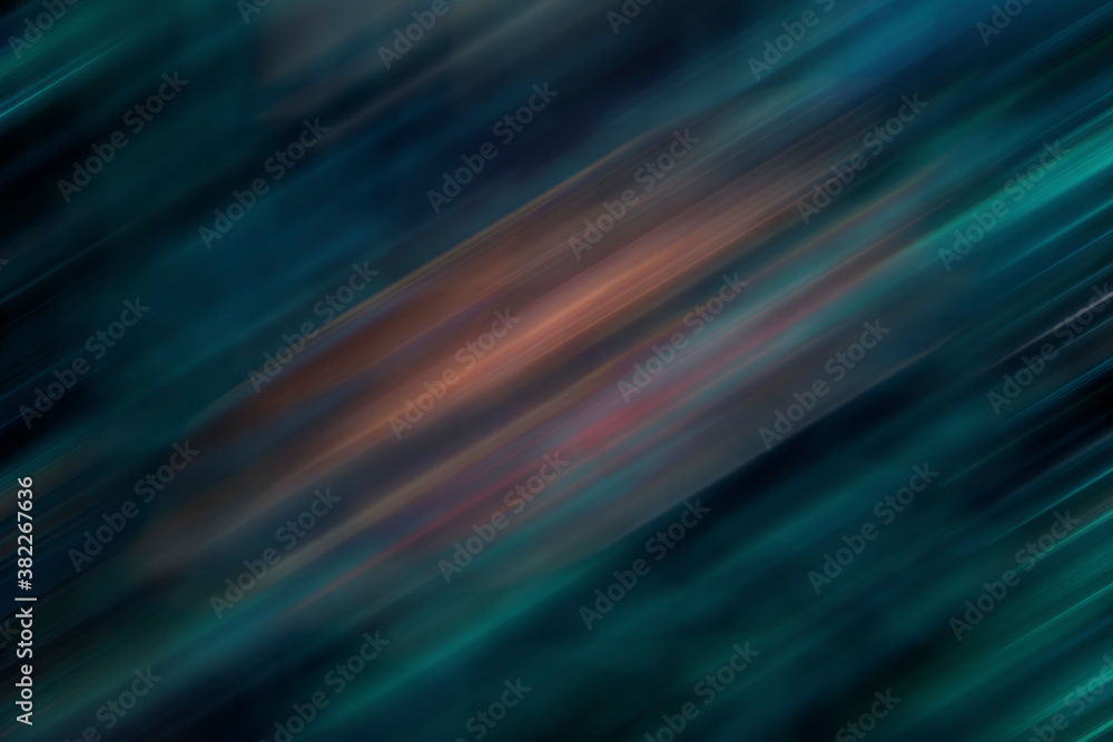 Abstract blurry dark background with multi-colored lines