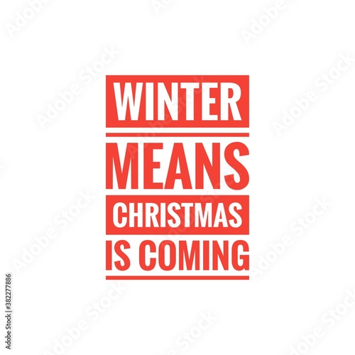 Christmas quote word illustration  winter holidays lettering  stay at home