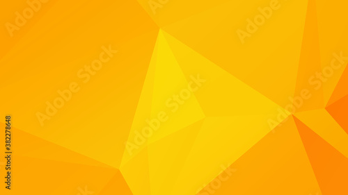 Abstract Orange Color Polygon Background Design, Abstract Geometric Origami Style With Gradient. Presentation,Website, Backdrop, Cover,Banner,Pattern Template