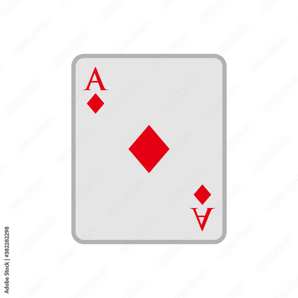 Obraz premium playing card icon vector symbol