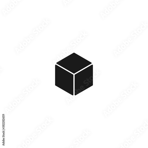 cube icon vector symbol