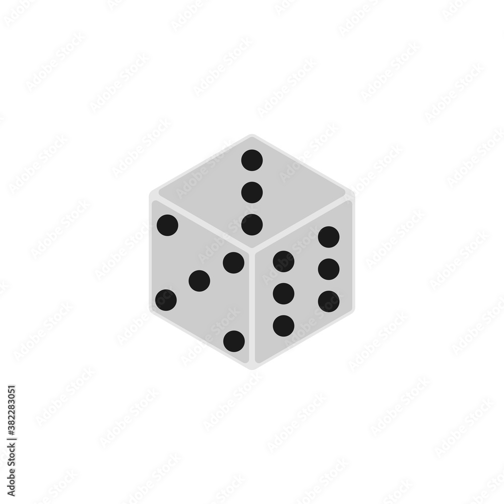 dice icon vector symbol
