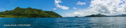 view of the sea and mountains