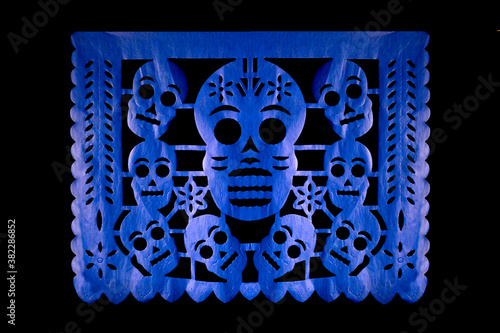 Dia de los muertos, Papel picado para ofrenda de dia de muertos