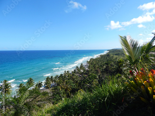 Tropical beach in Itacaré, Brazil