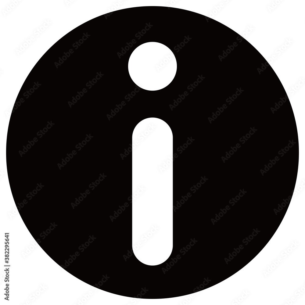 スマートフォン・ウェブサイトアイコン用のベクターイラスト　インフォメーション