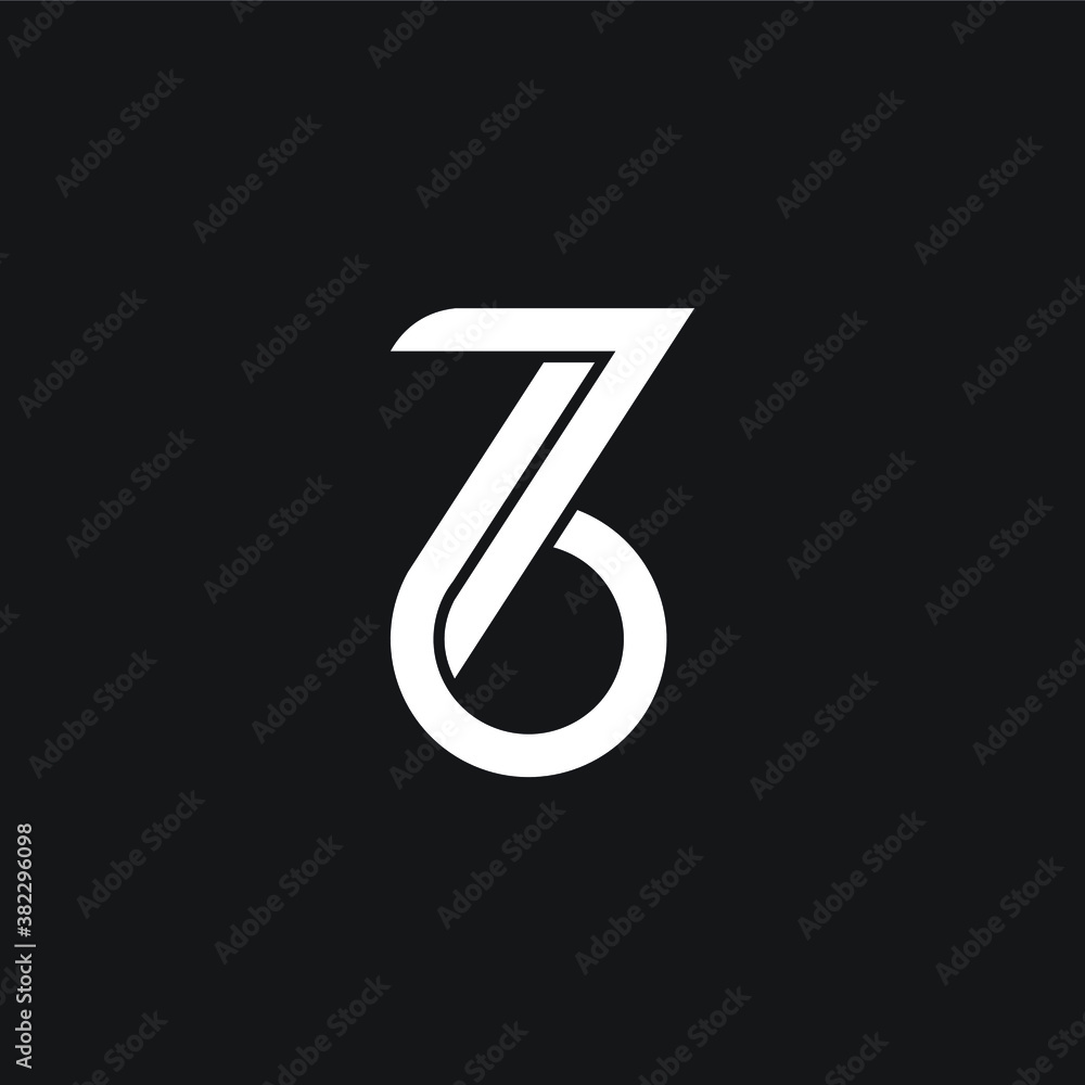 76 symbol. Letter design vector white and black colors. vector logo template 76 symbol. Letter design vector white and black colors. vector logo template