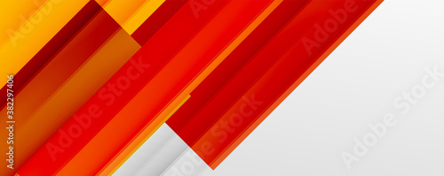Geometric abstract backgrounds with shadow lines, modern forms, rectangles, squares and fluid gradients. Bright colorful stripes cool backdrops
