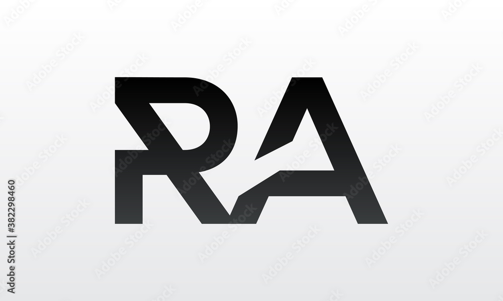 Initial ra letter logo with creative modern business typography vector template. Creative letter ra logo design. Initial ra letter logo with creative modern business typography vector template. Creative letter ra logo design.
